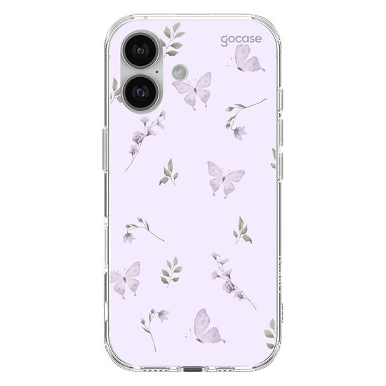 Capinha para celular  Borboletas Lavanda