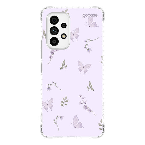Capinha para celular  Borboletas Lavanda