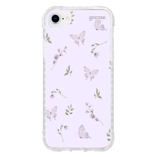 Capinha para celular  Borboletas Lavanda