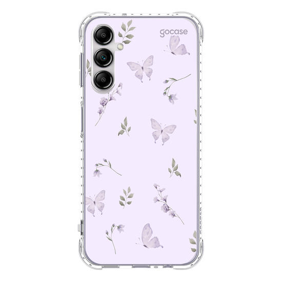 Capinha para celular  Borboletas Lavanda