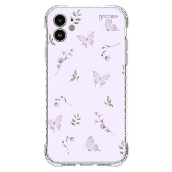 Capinha para celular  Borboletas Lavanda