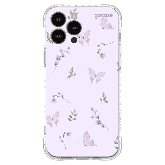Capinha para celular  Borboletas Lavanda