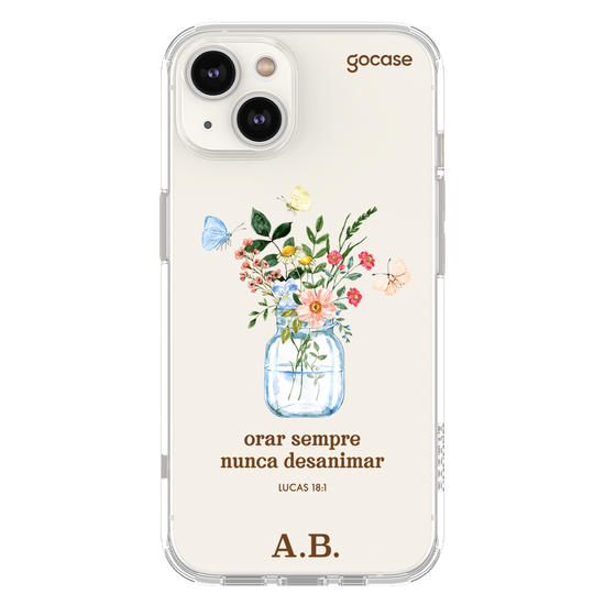 Capinha para celular  Flores e Borboletas Lucas 18