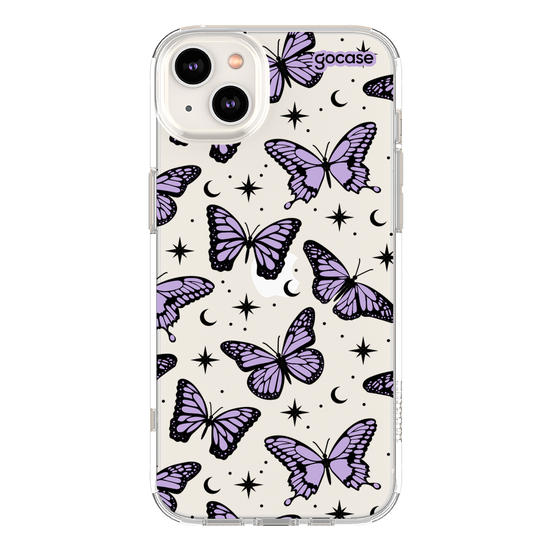Capinha para celular  Borboletas Místicas - Lilás