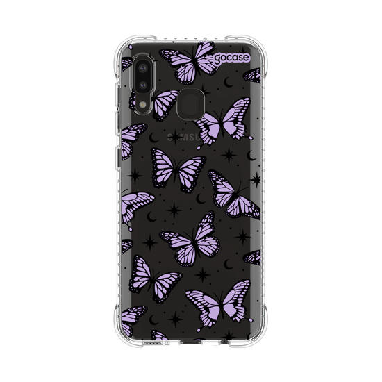 Capinha para celular  Borboletas Místicas - Lilás