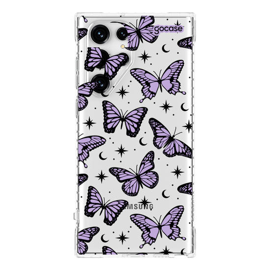 Capinha para celular  Borboletas Místicas - Lilás