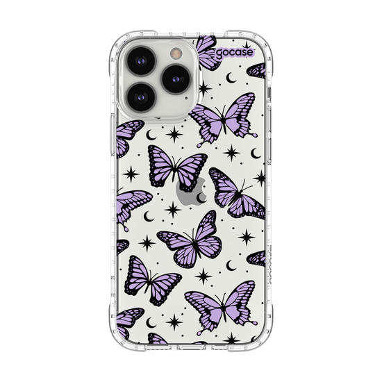 Capinha para celular  Borboletas Místicas - Lilás