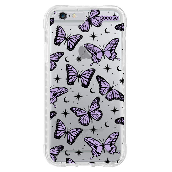 Capinha para celular  Borboletas Místicas - Lilás