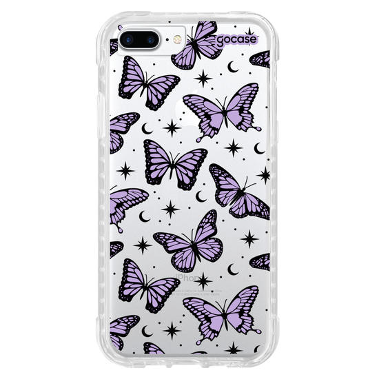 Capinha para celular  Borboletas Místicas - Lilás
