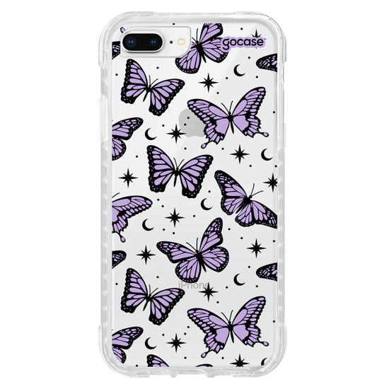 Capinha para celular  Borboletas Místicas - Lilás