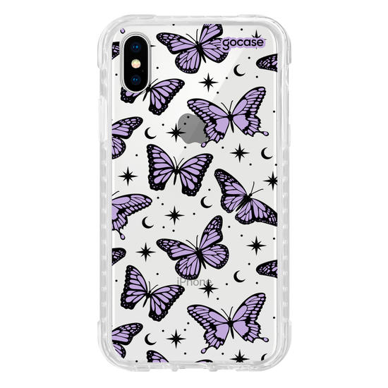 Capinha para celular  Borboletas Místicas - Lilás