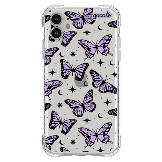 Capinha para celular  Borboletas Místicas - Lilás