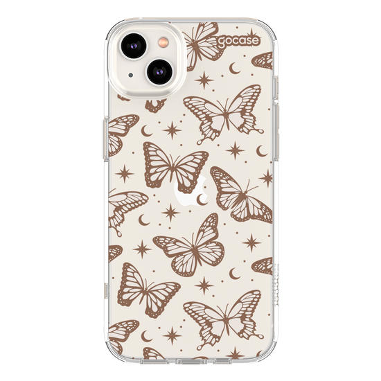 Capinha para celular  Borboletas Místicas - Marrom