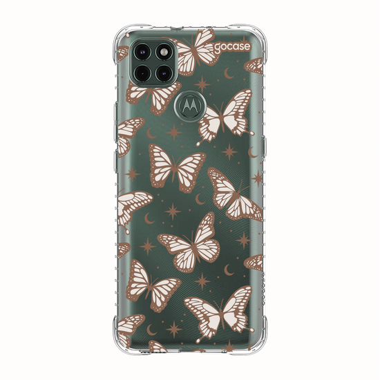 Capinha para celular  Borboletas Místicas - Marrom