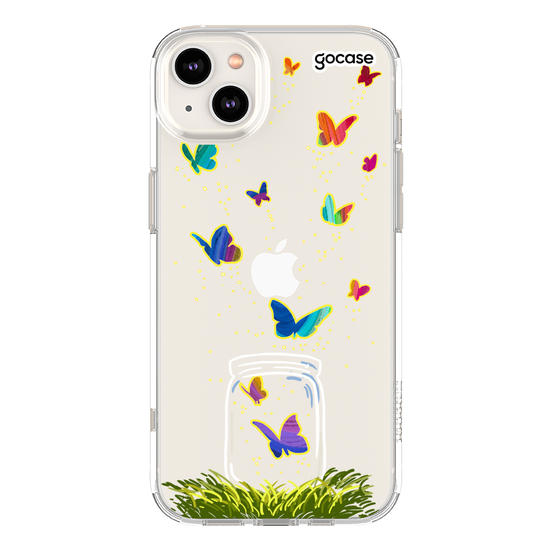 Capinha para celular Borboletas no Pote