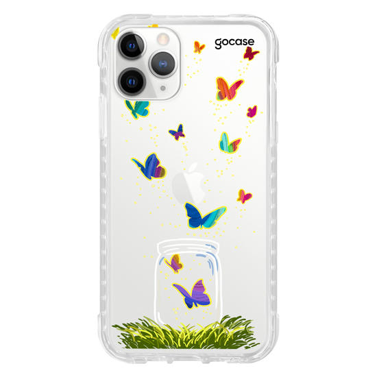 Capinha para celular Borboletas no Pote