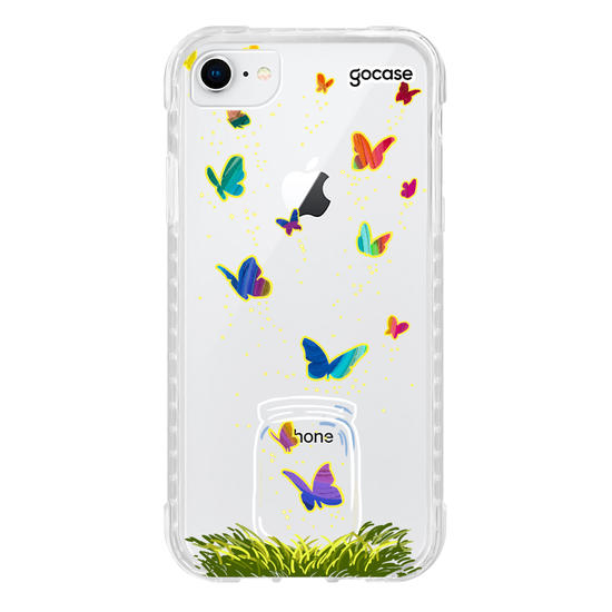 Capinha para celular Borboletas no Pote