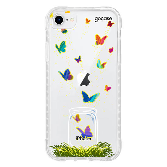 Capinha para celular Borboletas no Pote
