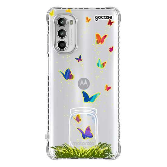 Capinha para celular Borboletas no Pote