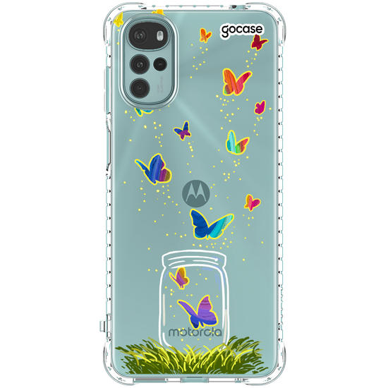 Capinha para celular Borboletas no Pote