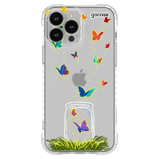Capinha para celular Borboletas no Pote