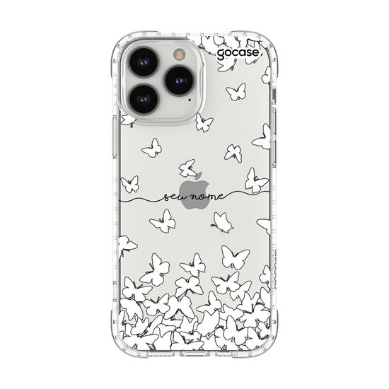 Capinha para celular Borboletas P&B