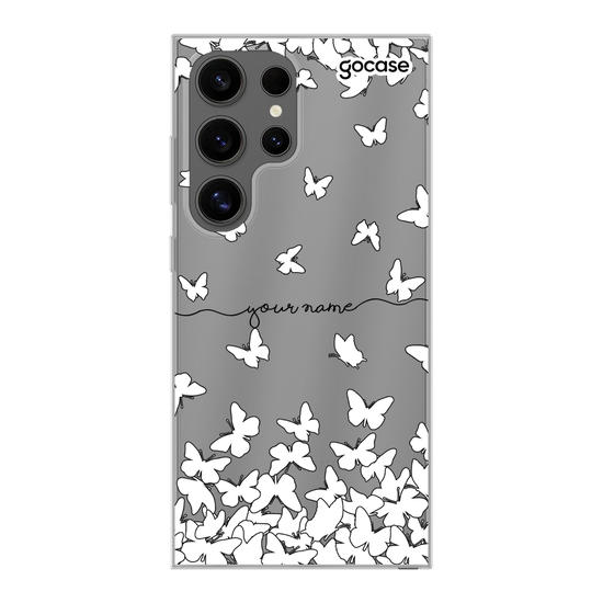 B&W Butterflies Phone Case