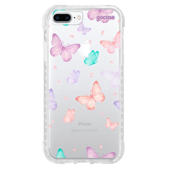 Capinha para celular  Borboletas Pastel