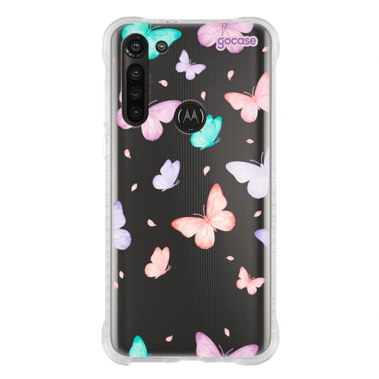 Capinha para celular  Borboletas Pastel