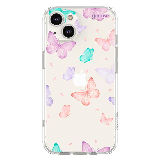 Capinha para celular  Borboletas Pastel