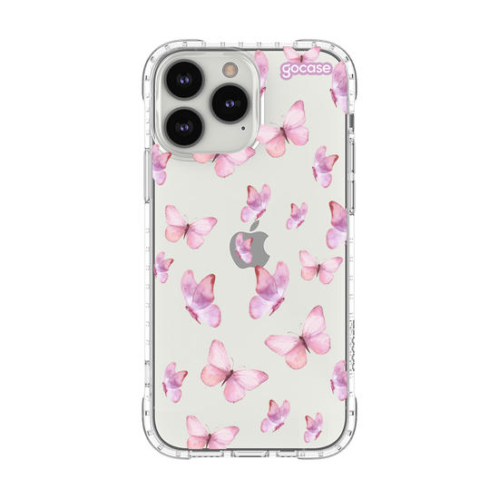 Capinha para celular  Borboletas Rosa Pattern