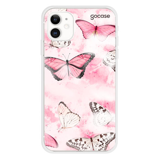 Pink Butterfly Phone Case