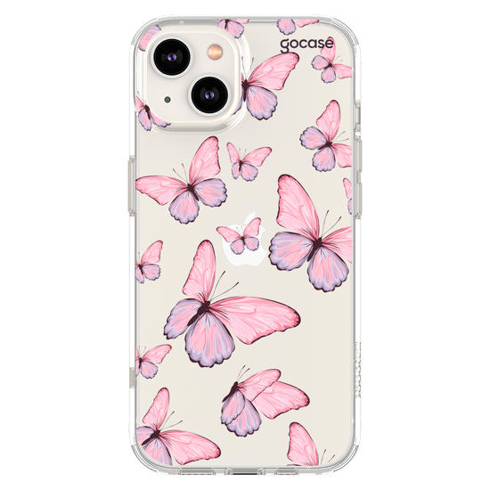 Capinha para celular  Borboletas Rosadas