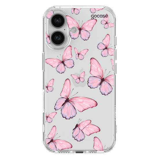 Capinha para celular  Borboletas Rosadas