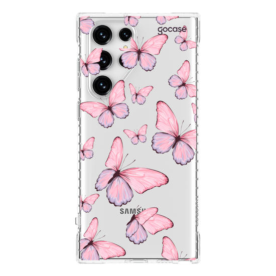 Capinha para celular  Borboletas Rosadas