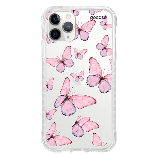 Capinha para celular  Borboletas Rosadas