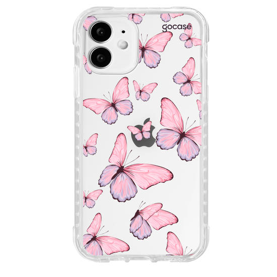 Capinha para celular  Borboletas Rosadas