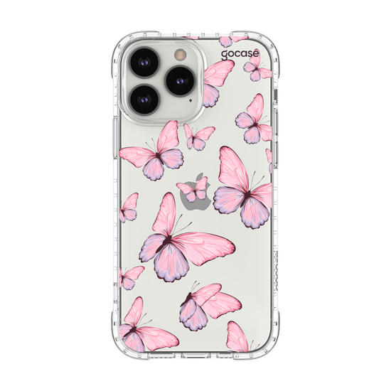 Capinha para celular  Borboletas Rosadas