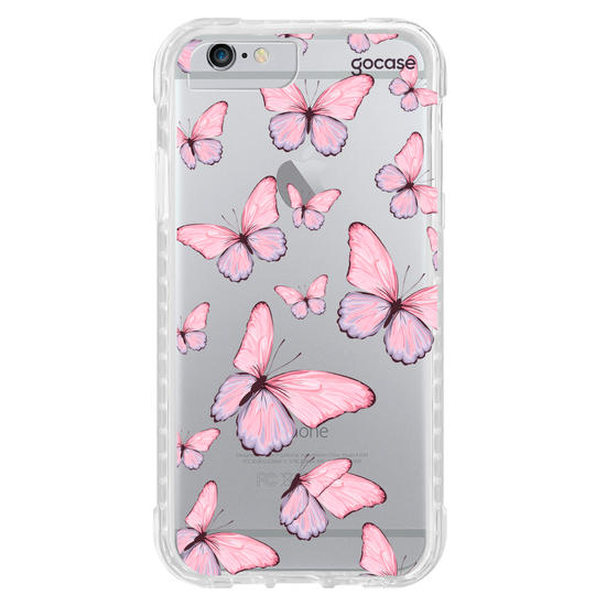 Capinha para celular  Borboletas Rosadas Capinha para celular  Borboletas Rosadas