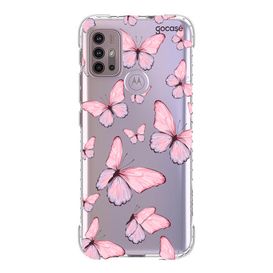 Capinha para celular  Borboletas Rosadas