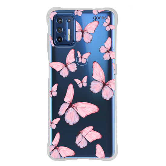 Capinha para celular  Borboletas Rosadas