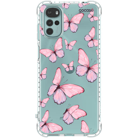 Capinha para celular  Borboletas Rosadas
