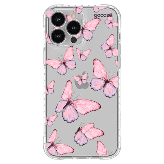 Capinha para celular  Borboletas Rosadas