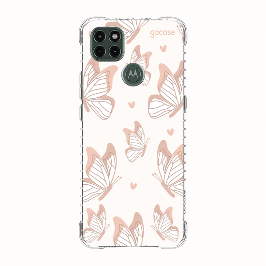 Capinha para celular  Borboletas Rose Gold