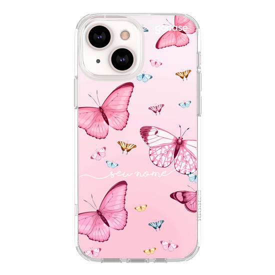 Capinha para celular Borboletas Sobrevoando