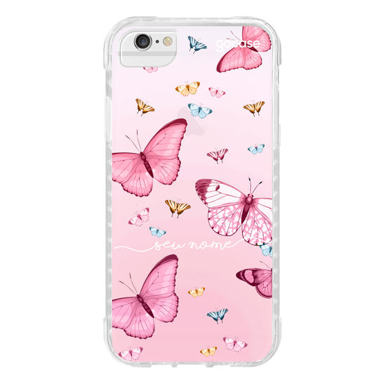 Capinha para celular Borboletas Sobrevoando