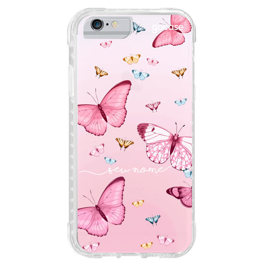 Capinha para celular Borboletas Sobrevoando Capinha para celular Borboletas Sobrevoando