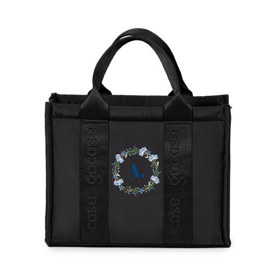 Tote Pop -  Borda Floral Azul