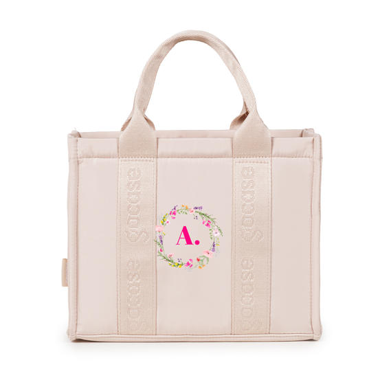 Tote Pop -  Borda Floral Rosa