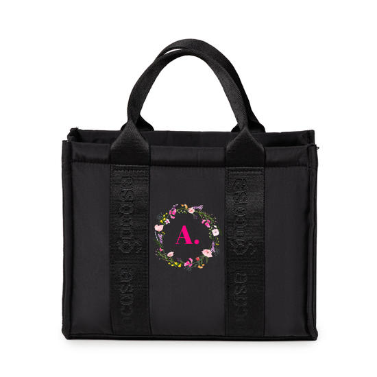 Tote Pop -  Borda Floral Rosa